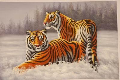 unknow artist Tigers 022 France oil painting art